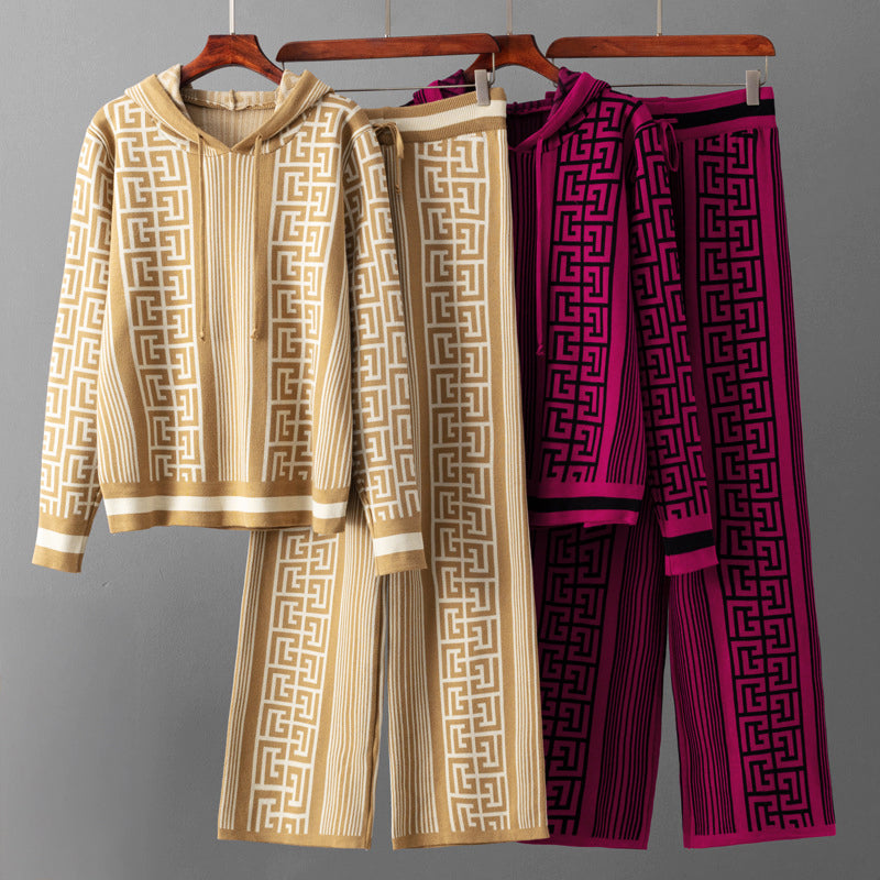 Maze Luxe Knitted 2-Piece Set