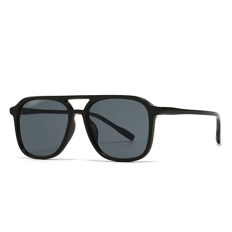 Soft Square Sunglasses with Double Bridge