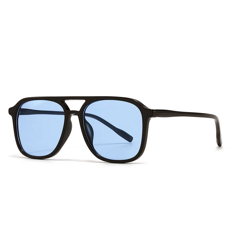 Soft Square Sunglasses with Double Bridge