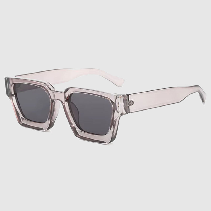 Square-Style Sunglasses with Tinted Lenses