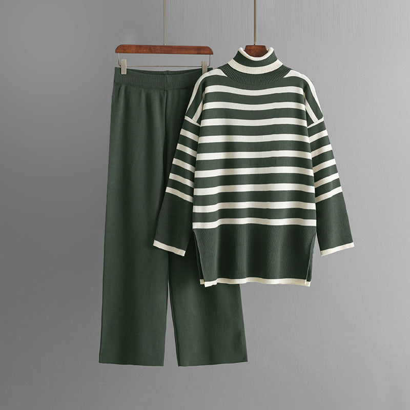 Striped Knit Set by Valentina Rossi