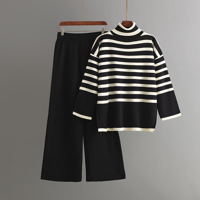 Striped Knit Set by Valentina Rossi