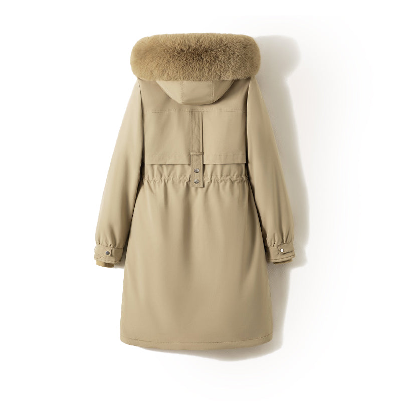 Women’s Long Parka with Removable Inner Liner